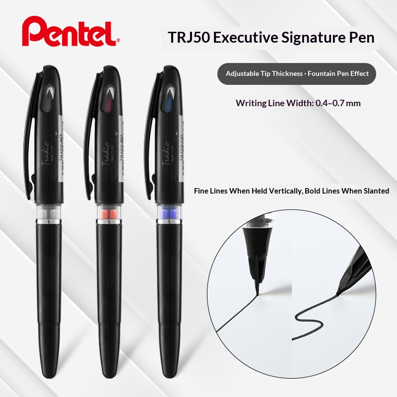 Pentel Pen Sign Pen - اليابان بنتل TRJ50 قلم تراديو ستيلو