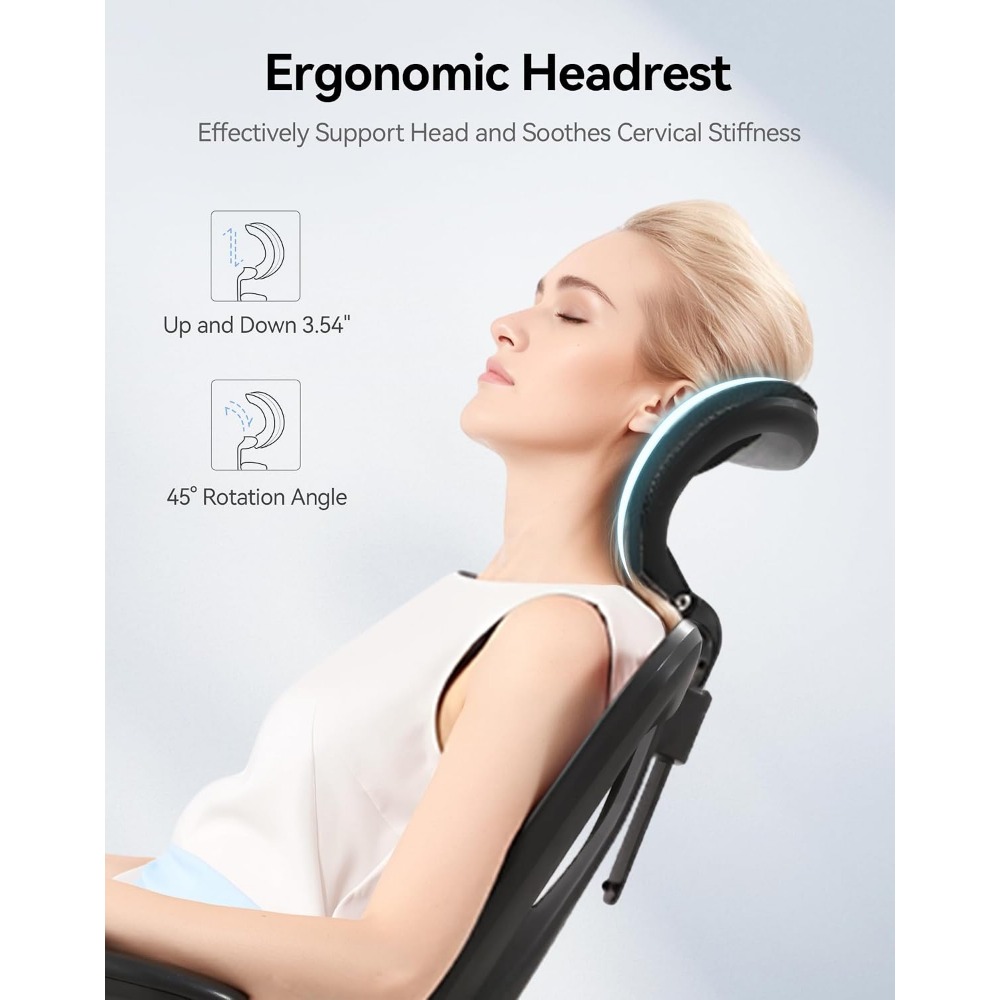 كرسي مكتب شبكي مريح مع دعم قطن - مراجعة Ergonomic Office Chair وسعره