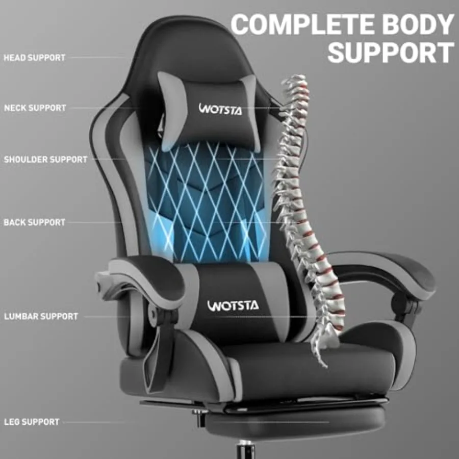 كرسي مكتب مريح للألعاب مع مسند - مراجعة Ergonomic Office Chair وسعره