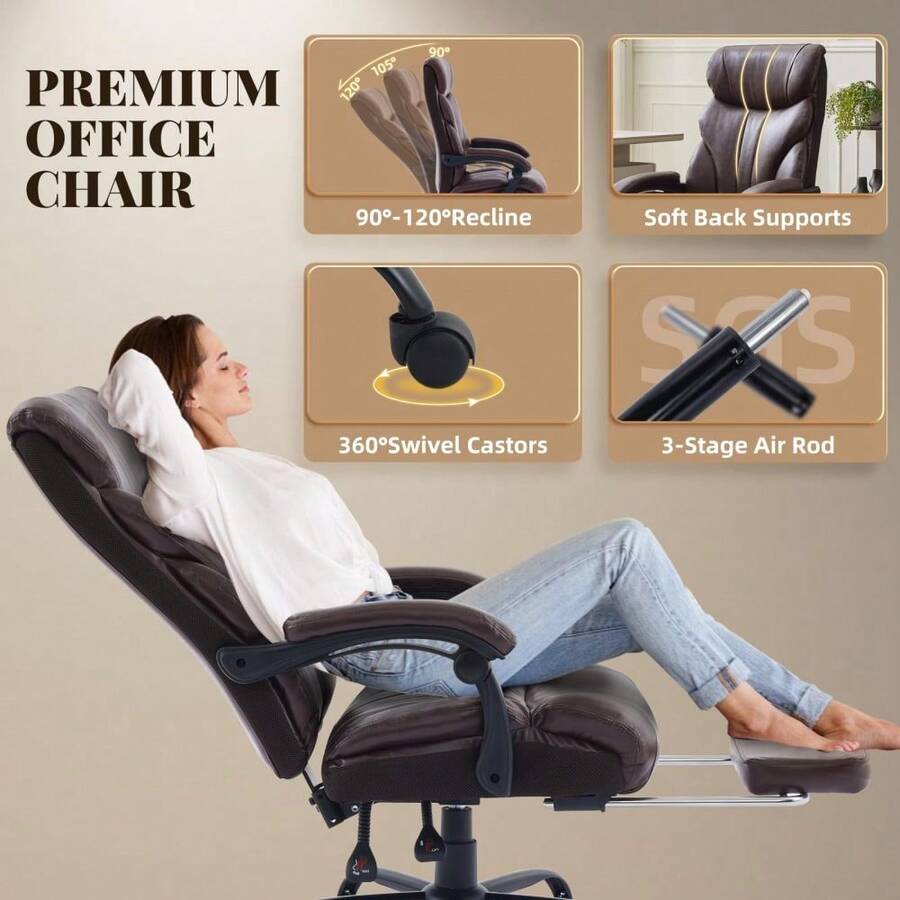 كرسي مكتب، كرسي كمبيوتر بظهر ع - مراجعة Ergonomic Office Chair وسعره
