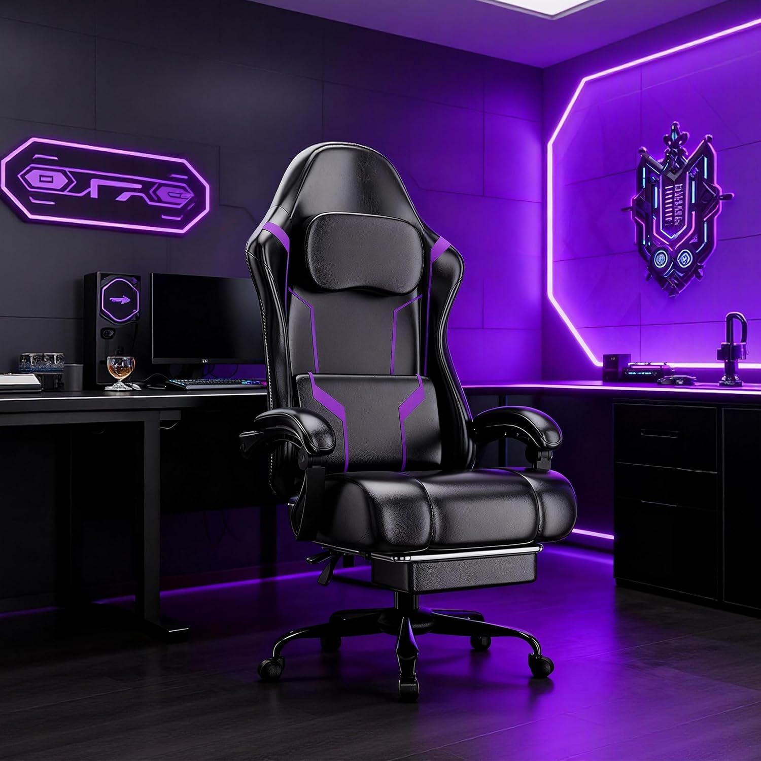 كرسي ألعاب مريح مع وسادة زنبرك - مراجعة Ergonomic Office Chair وسعره