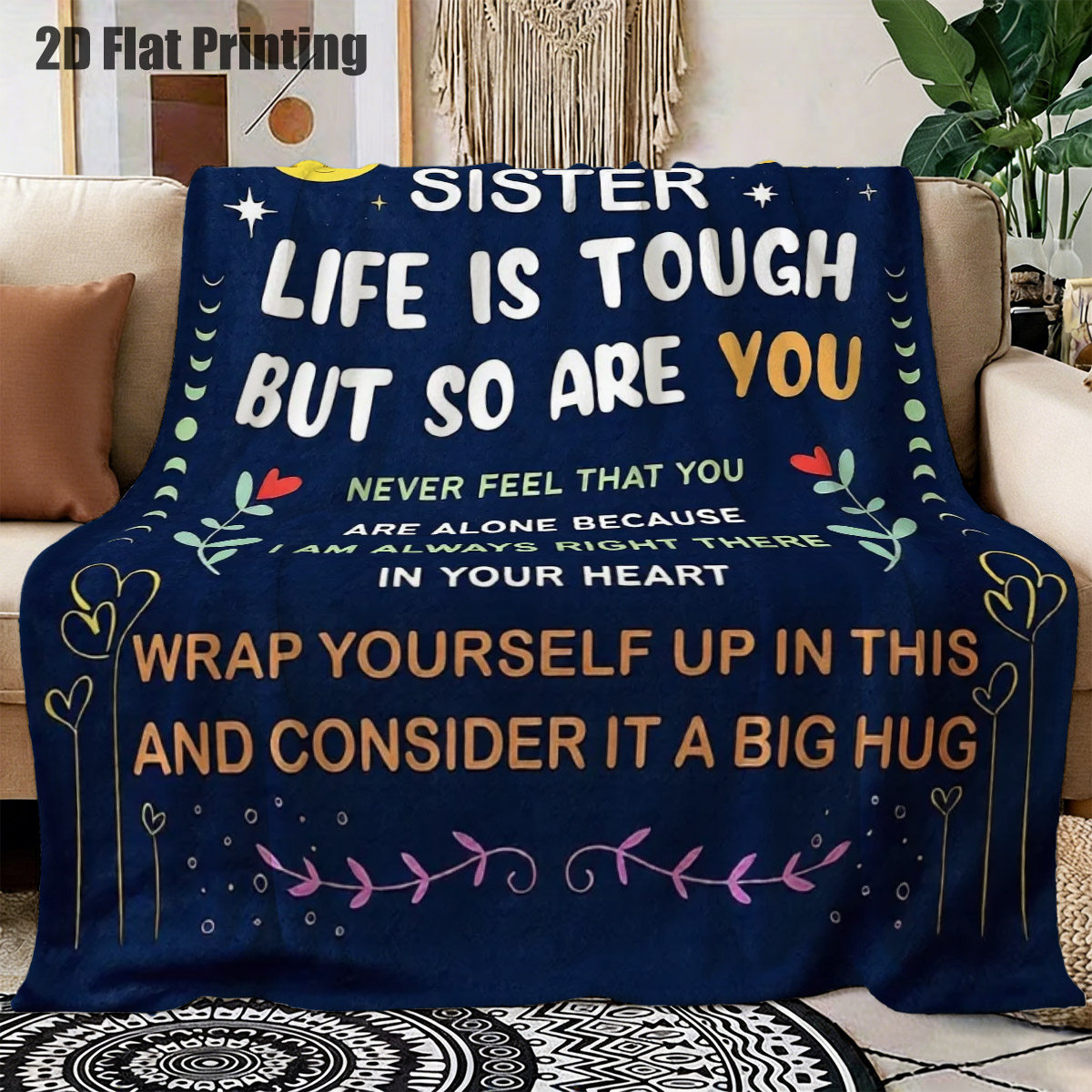 بطانية فلانيل برسالة تحفيزية م - مراجعة Home Office Room Inspiration وسعره